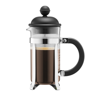 Bodum CAFFETTIERA Kaffeebereiter French Press Pressfilterkanne, ca. 3 Tassen, schwarz, ca. 0,35 l