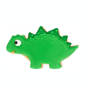 Ausstecher Dinosaurier Stegosaurus mit Prgung Keksausstecher Pltzchenform, ca. 10 cm, Edelstahl rostfrei