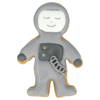 Ausstecher Kosmonaut Astronaut Taucher mit Pgung, Keksausstecher Pltzchenform, Edelstahl &ndash; rostfrei, ca. 8 cm