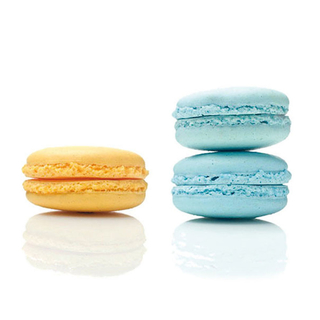 Backmatte MACARONS  3.5 cm, 30 x 40 cm Platin-Silikon