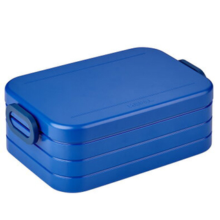 Lunchbox M/klein VIVID BLUE Brotdose Schnittenbox Schuldose Midi, Kunststoff, Volumen ca. 900ml,VIVID BLUE