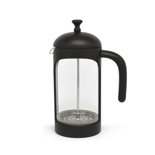 Kaffeebereiter Teebereiter, Inhalt: ca. 350 ml, Material: Borosilikatglas und Kunststoff schwarz, inklusive Kaffee/Teema