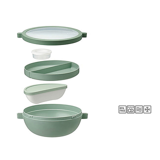 Bento Lunchbowl rund 5 Fcher 1.5l  Vita - NORDIC SAGE