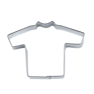 Ausstecher Sport Shirt Trikot Keksausstecher Pltzchenform, Edelstahl rostfrei, ca. 7 cm