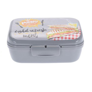 Brotdose Lunchbox Kinder, grau